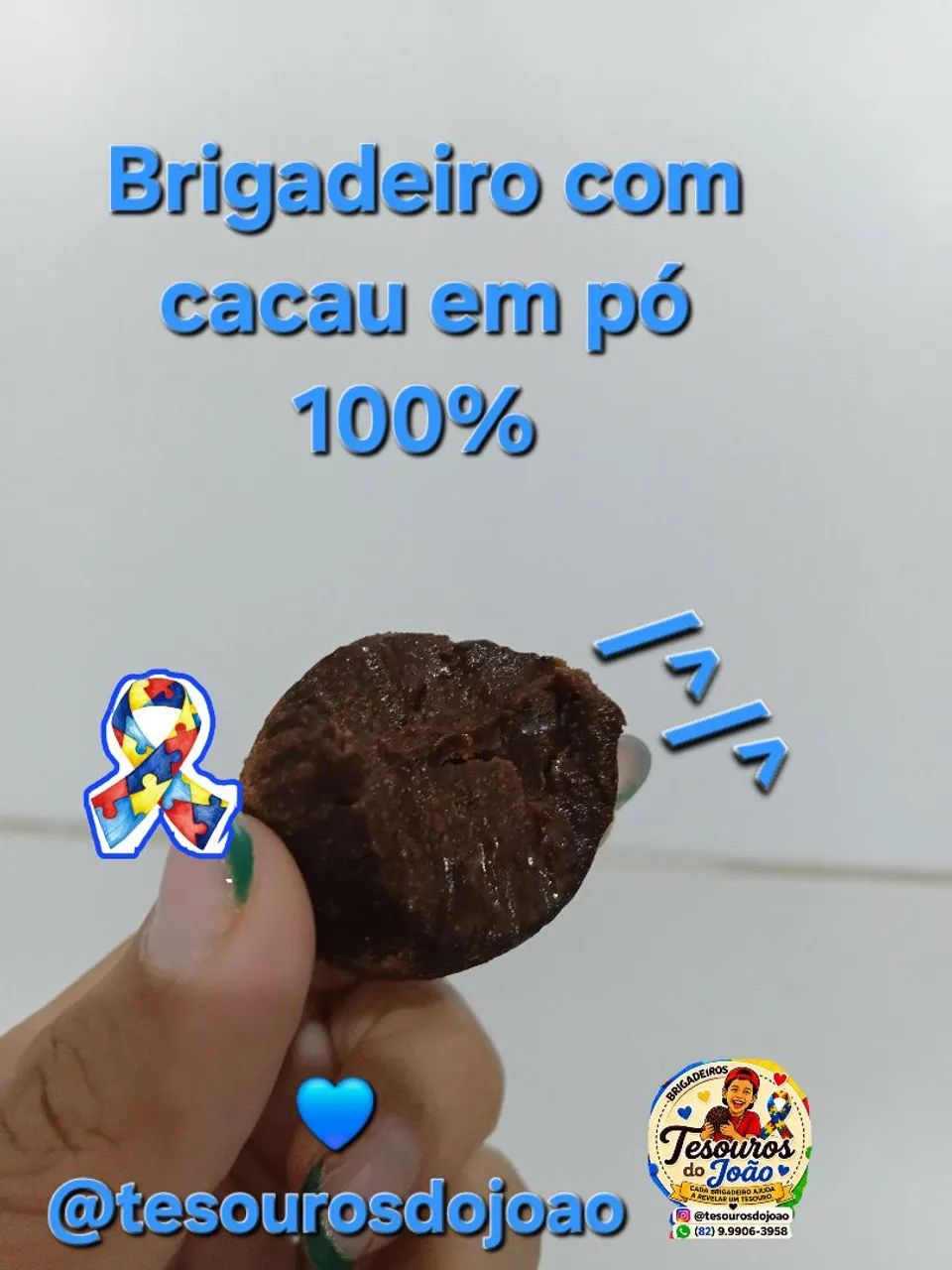 Brigadeiros cacau 100% amor e inclusão  - Foto 5