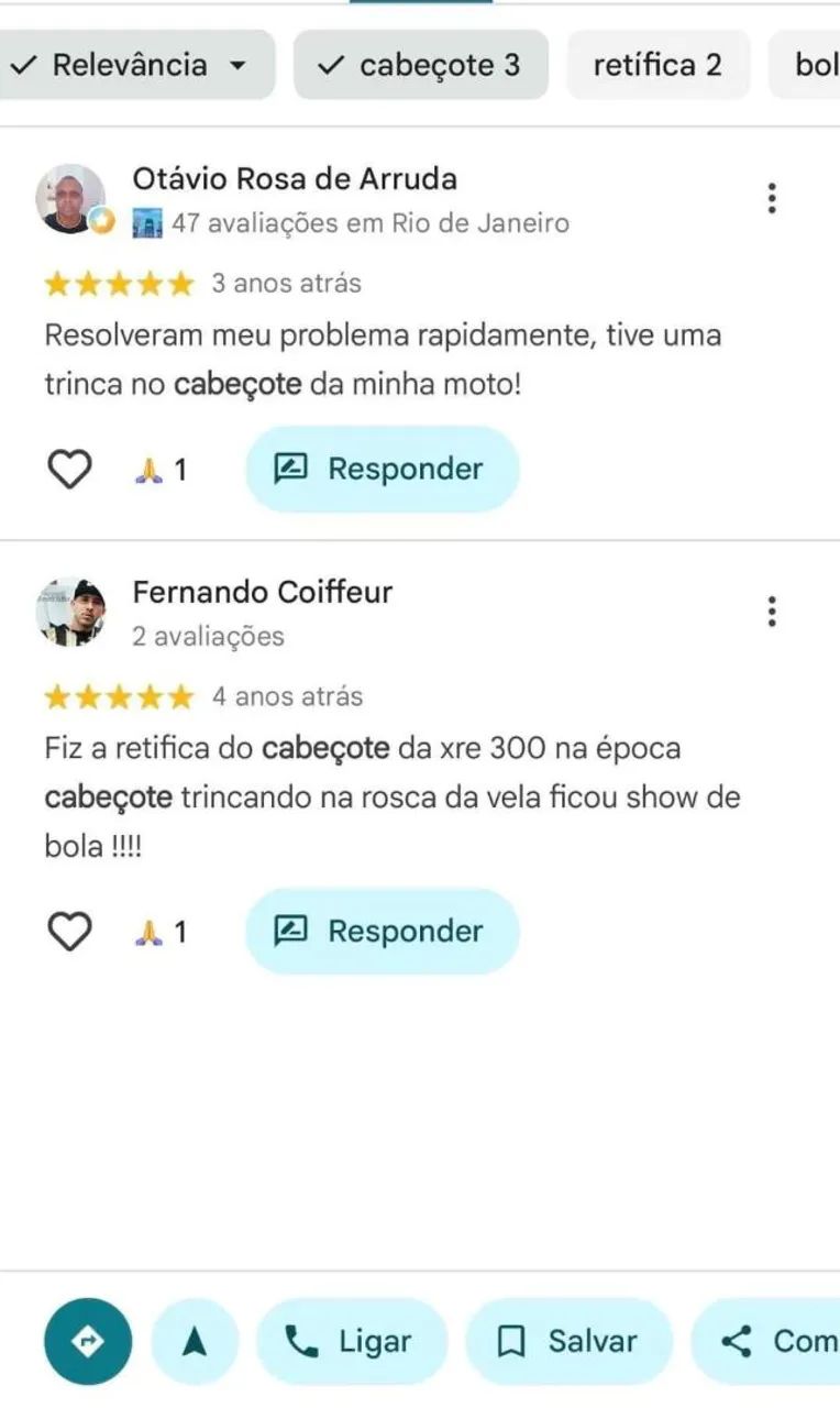 RECUPERAÇÃO TRINCA CABEÇOTE CB300 / XRE COMPLETA - Foto 2