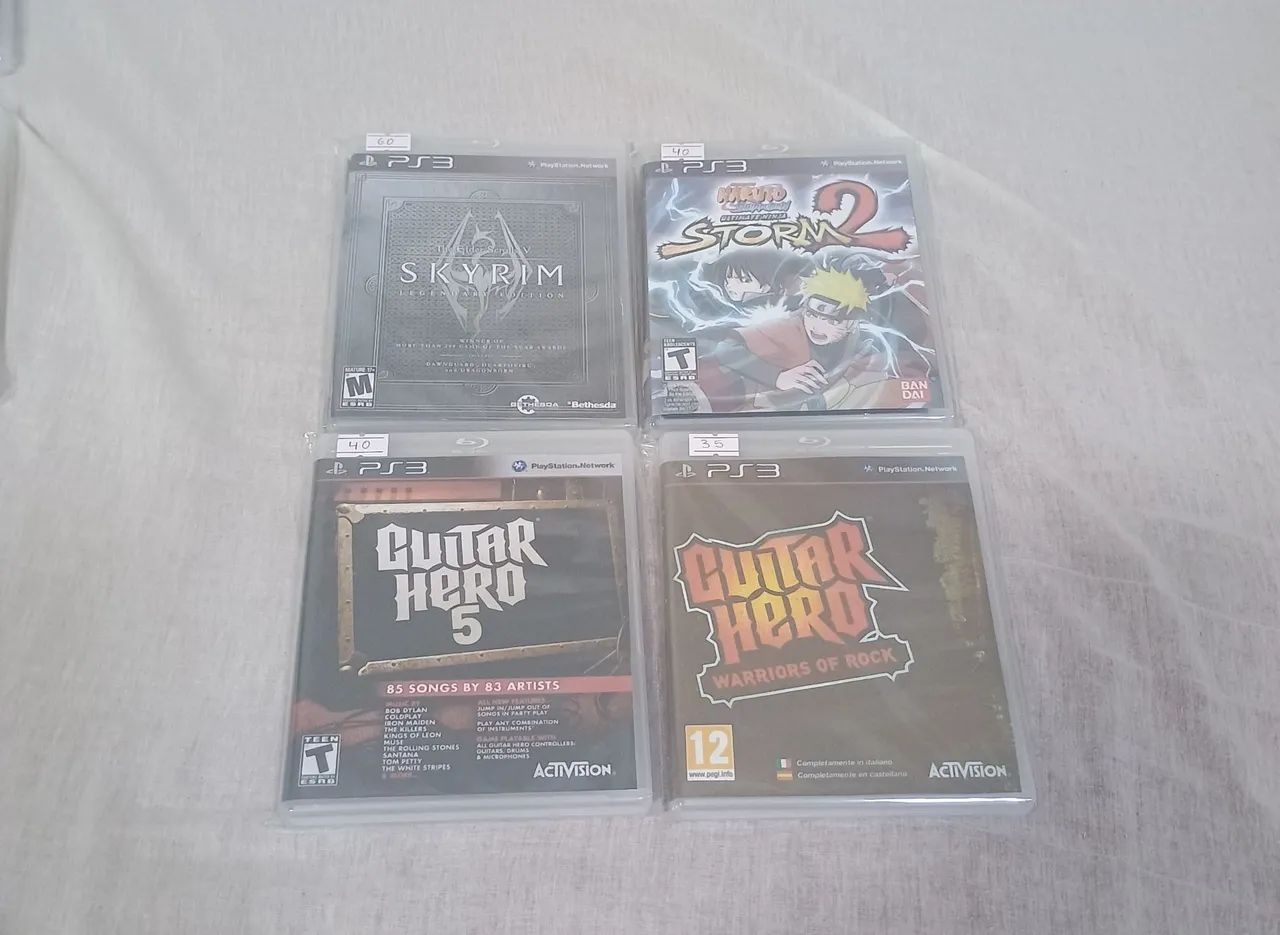 Lote de jogos de PS3