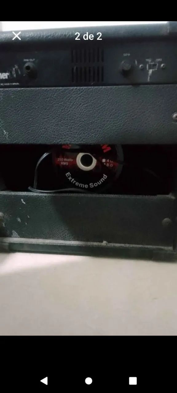 Caixa Staner Kute 16. Auto falante 8' polegadas. - Foto 2