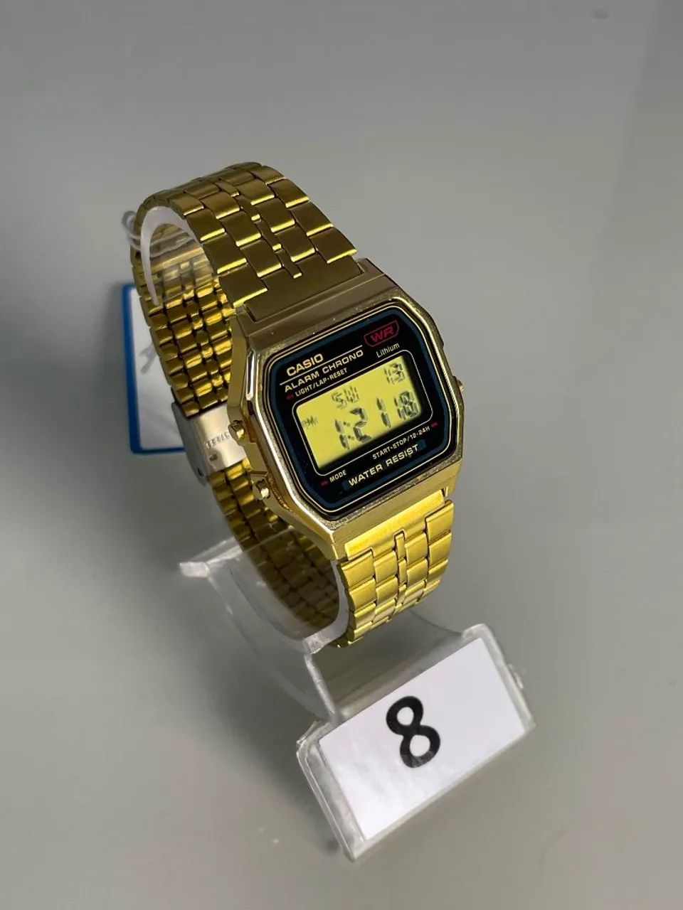 Relógio Casio Dourado digital com pulseira ajustável original e novo - Foto 2