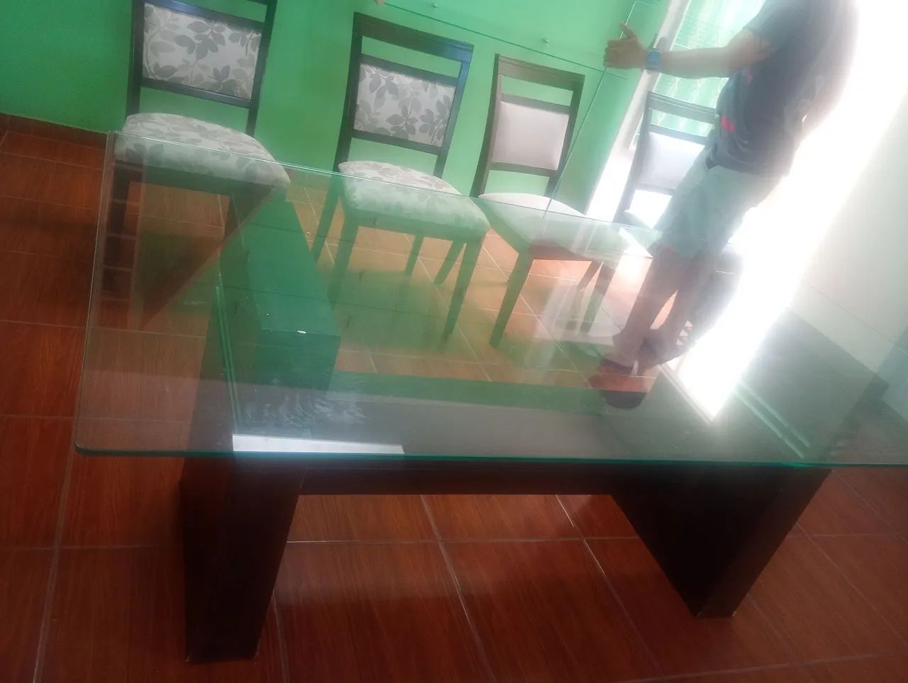 Mesa de vidro 