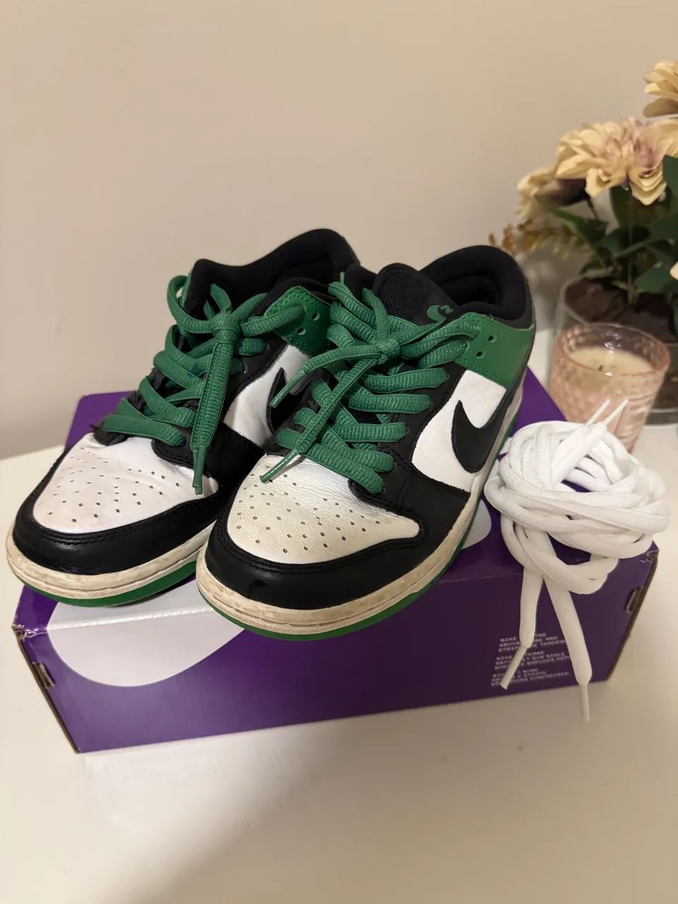 Nike SB dunk low pro Classic green - Foto 2