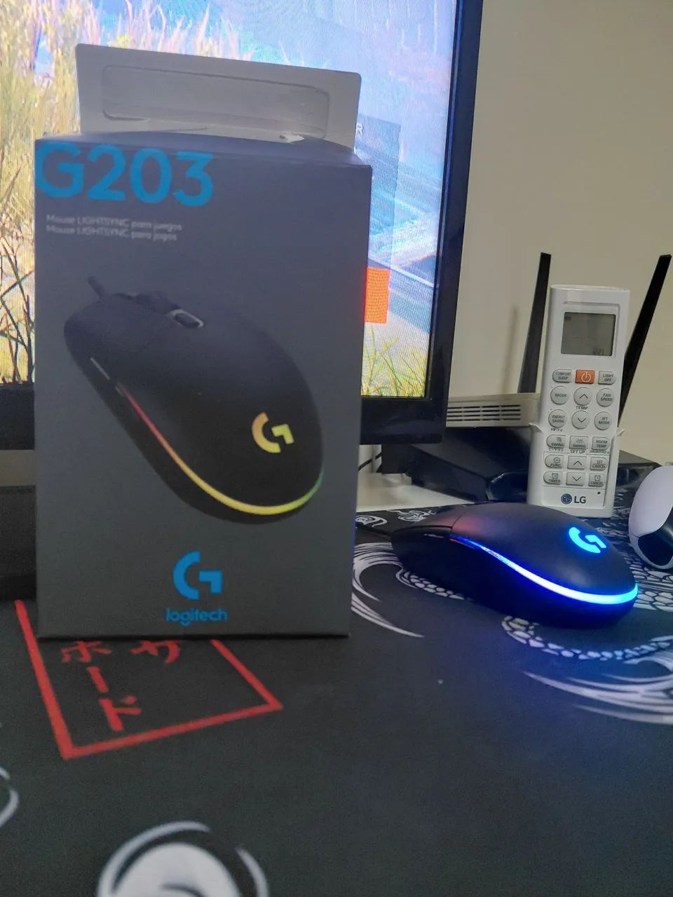 Mouse g203 usado somente 1 mes  - Foto 2