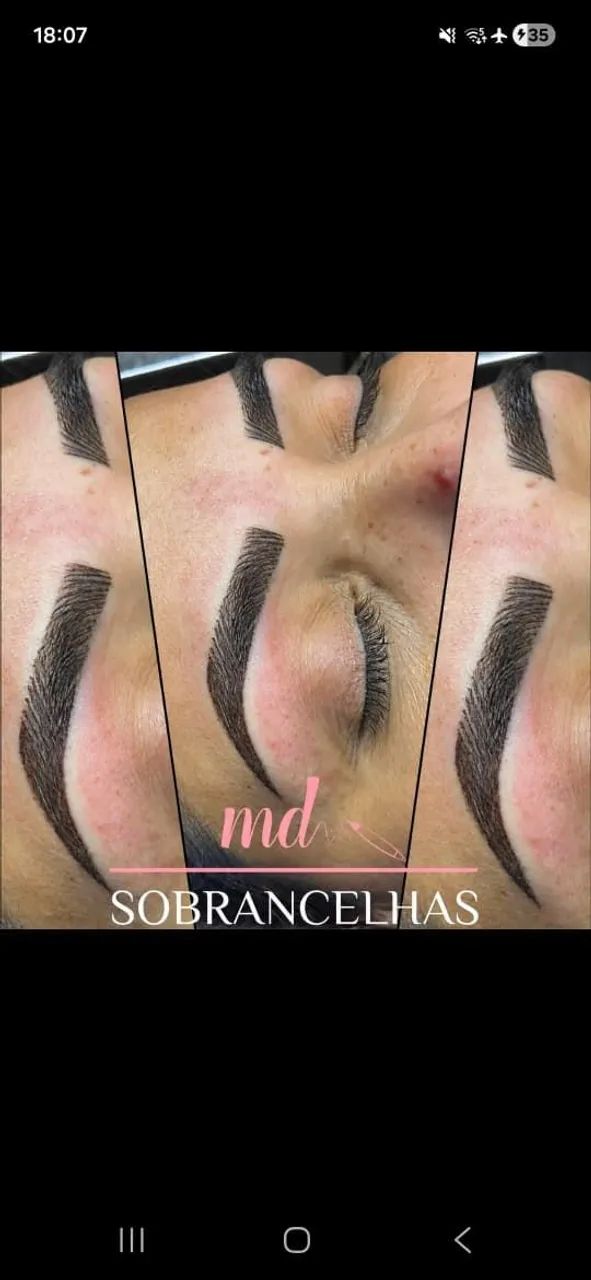 Micropigmentação de sobrancelhas e labios