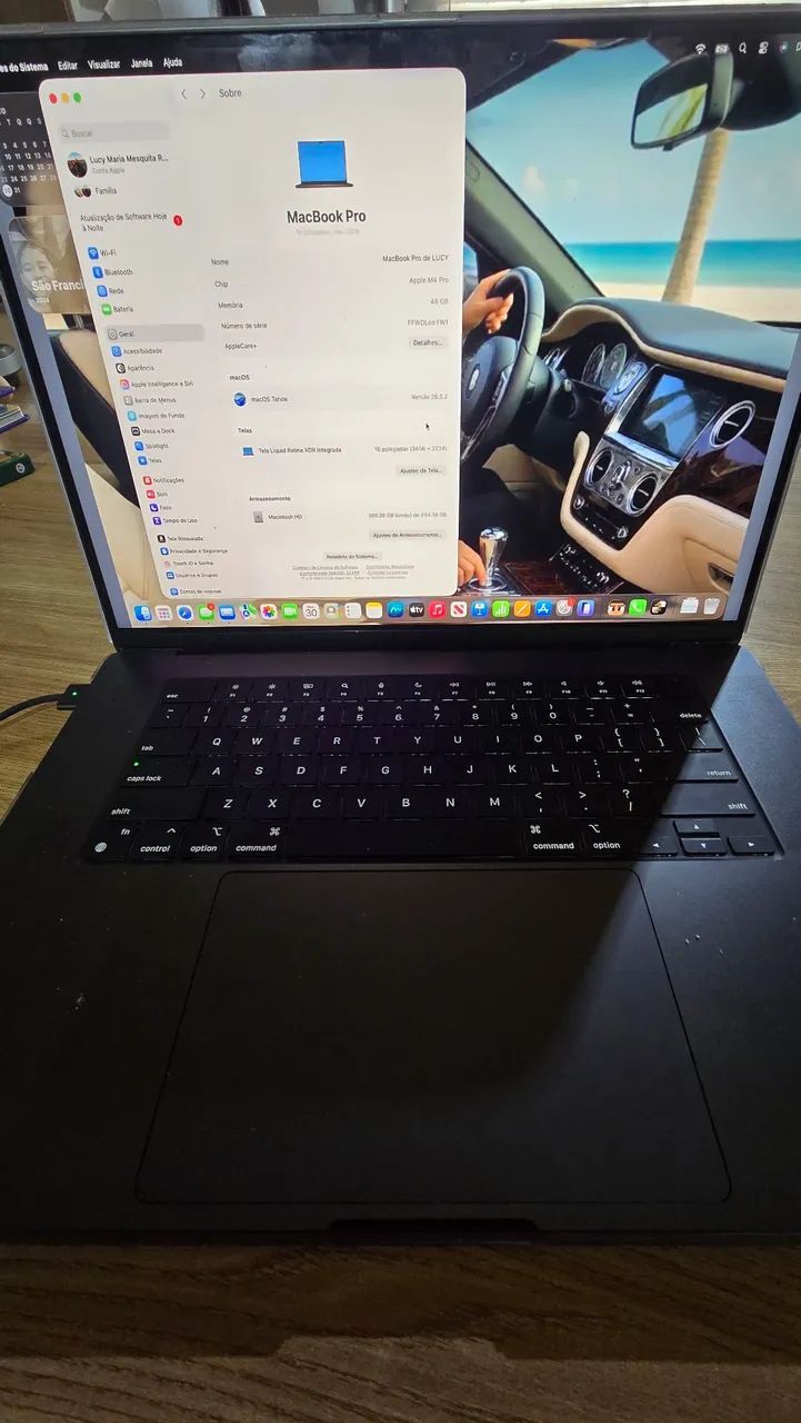 MacBook Pro M4 - 16 polegadas | 48GB RAM | 512GB SSD | Space Black - Foto 3