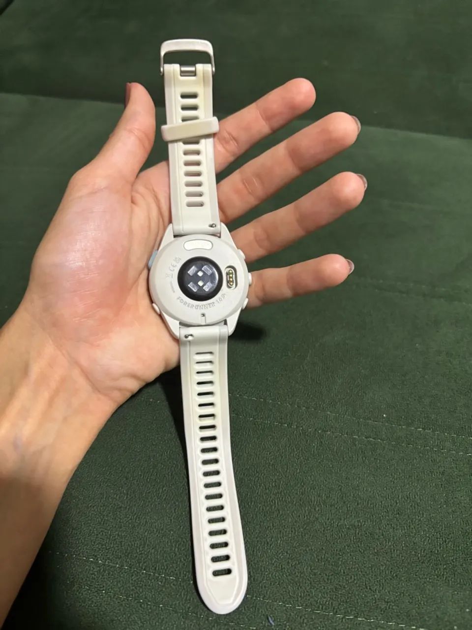Garmin Forerunner 165 Branco e Cinza - Ótimo Estado - Foto 3