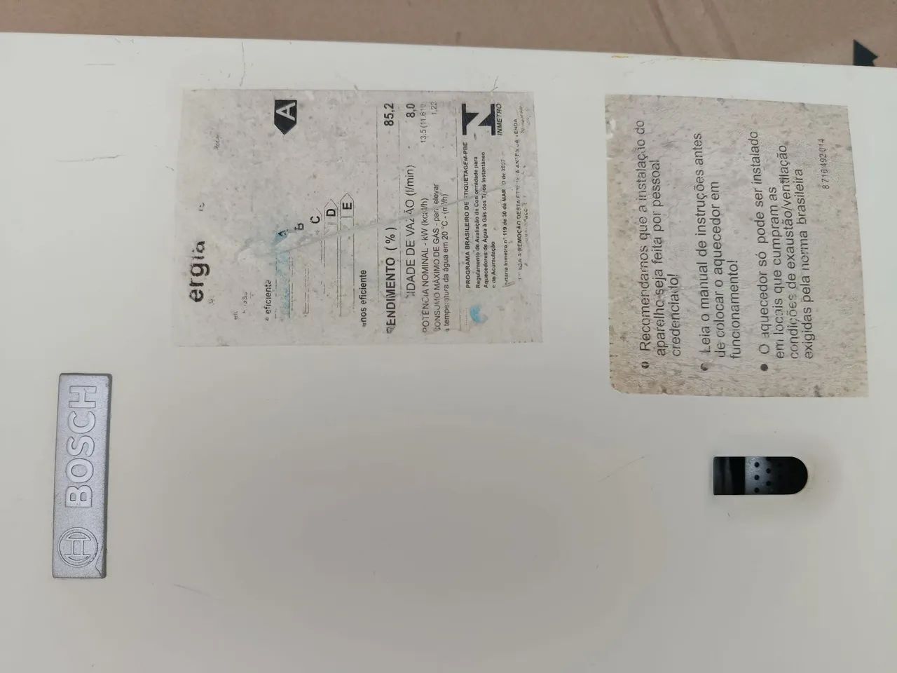 Aquecedor a gás - Bosch  - Foto 3