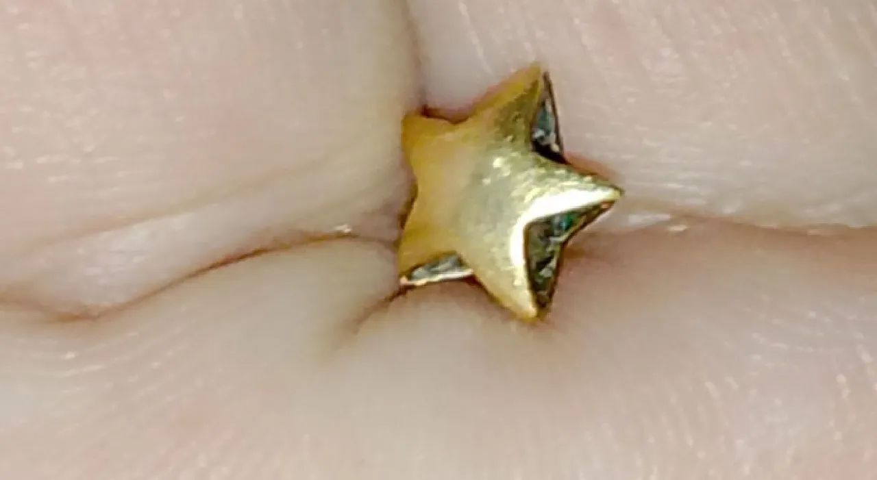 Estrela de ouro (pingente) - Foto 4