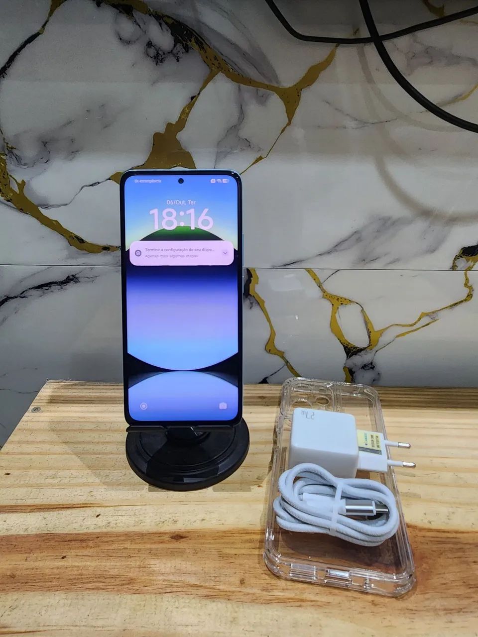 Redmi note 14 azul 5G 256 gigas zerado completo  - Foto 4