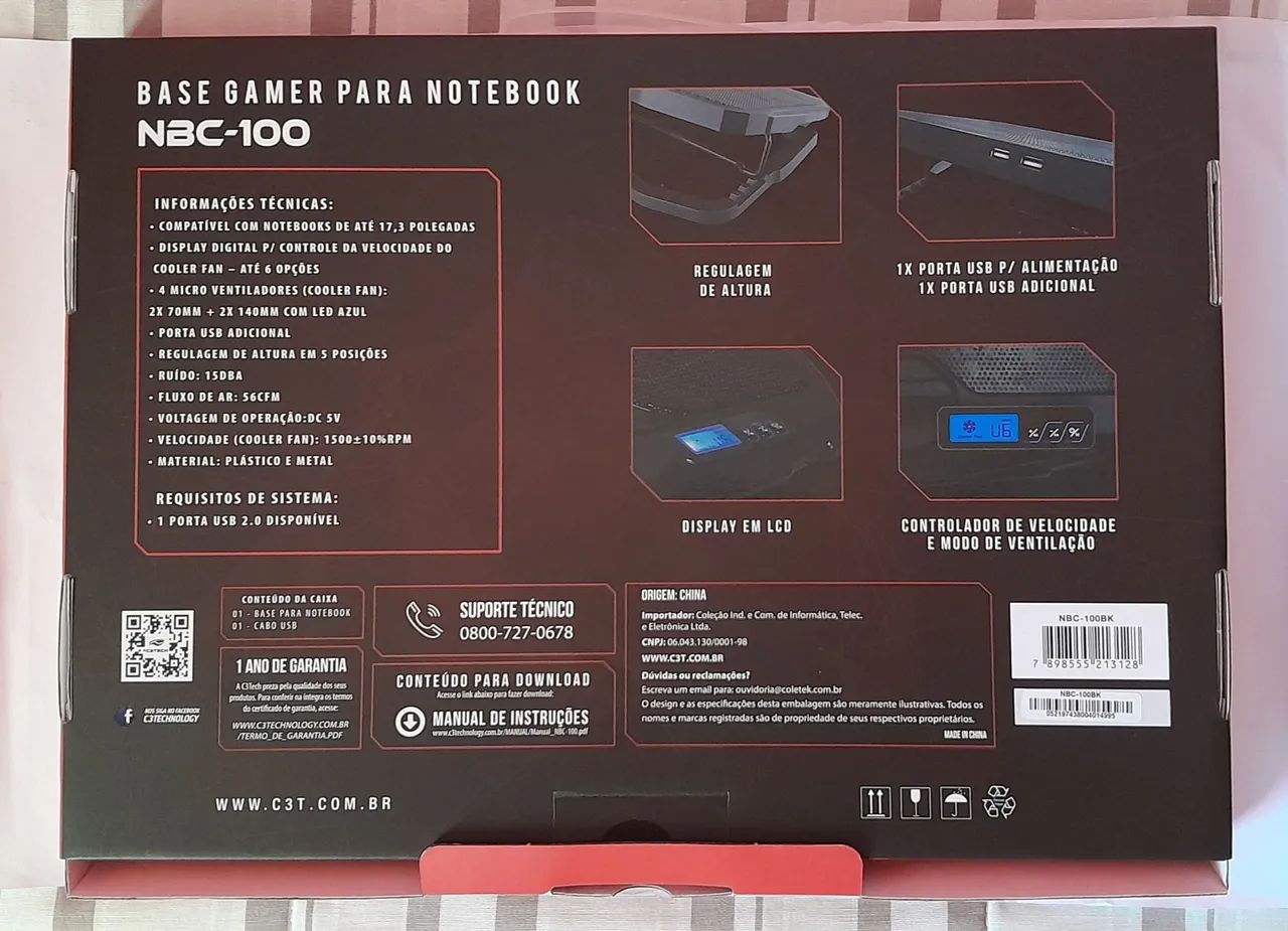 Base cooler para nootebok gamer - Foto 4