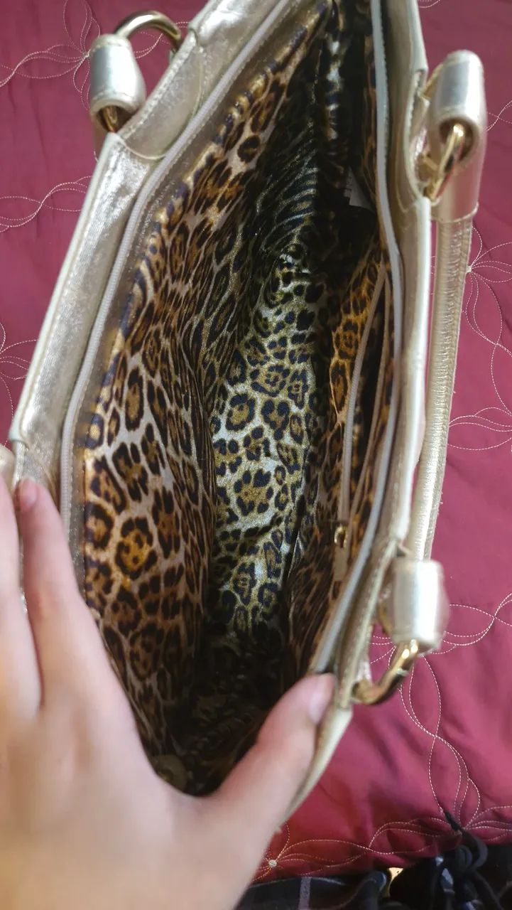 Bolsa Carmen Steffens couro original - Foto 5
