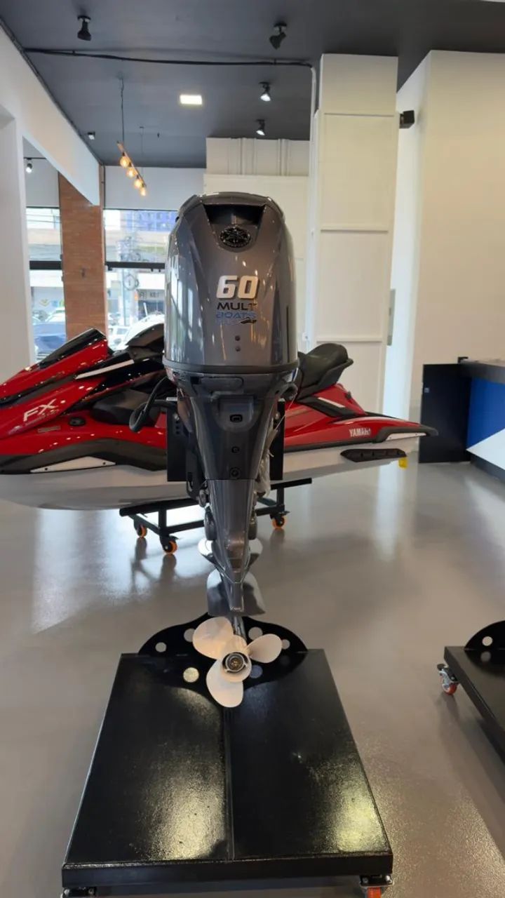 MOTOR DE POPA YAMAHA 60HP 4 TEMPOS | PARTIDA ELÉTRICA - Foto 4