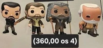 Lote de funkos The Walking dead