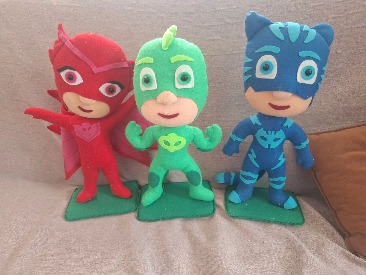 Bonecos PJ Mask de feltro - Foto 2
