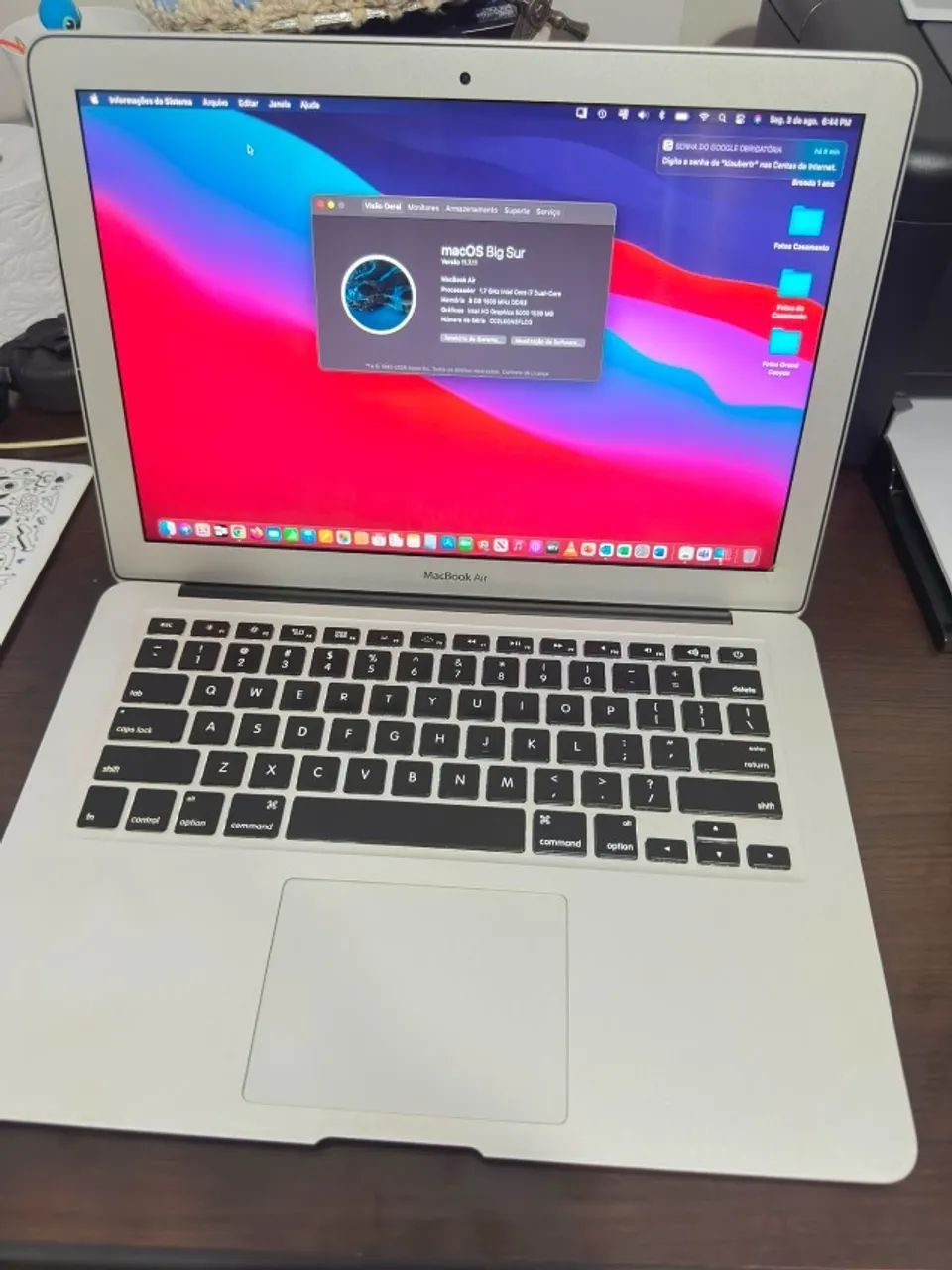 MacBook Air 13" Intel Core i7 | 8GB RAM | SSD 512GB | Excelente Estado - Foto 4