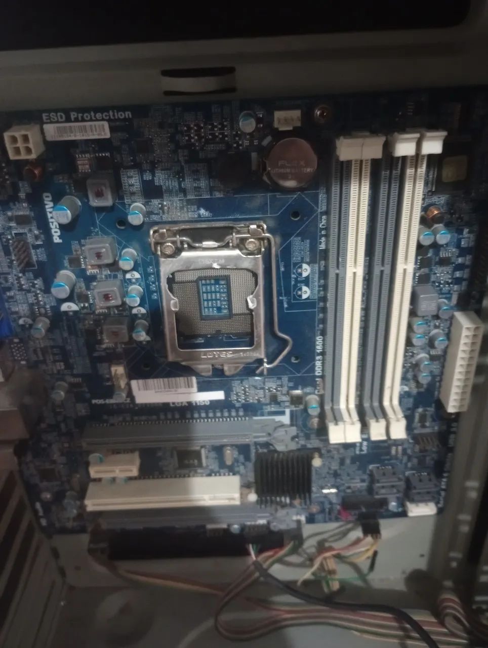 Kit xeon processador 1240 V2 e placa mãe (não funciona a placa) - Foto 4