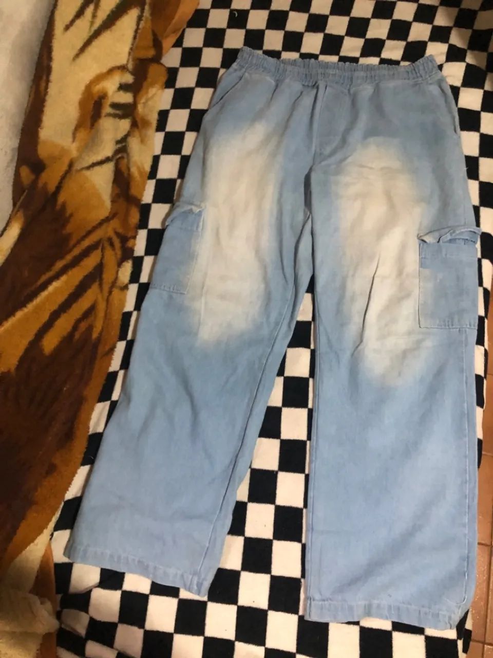 Calça jeans cargo  - Foto 5