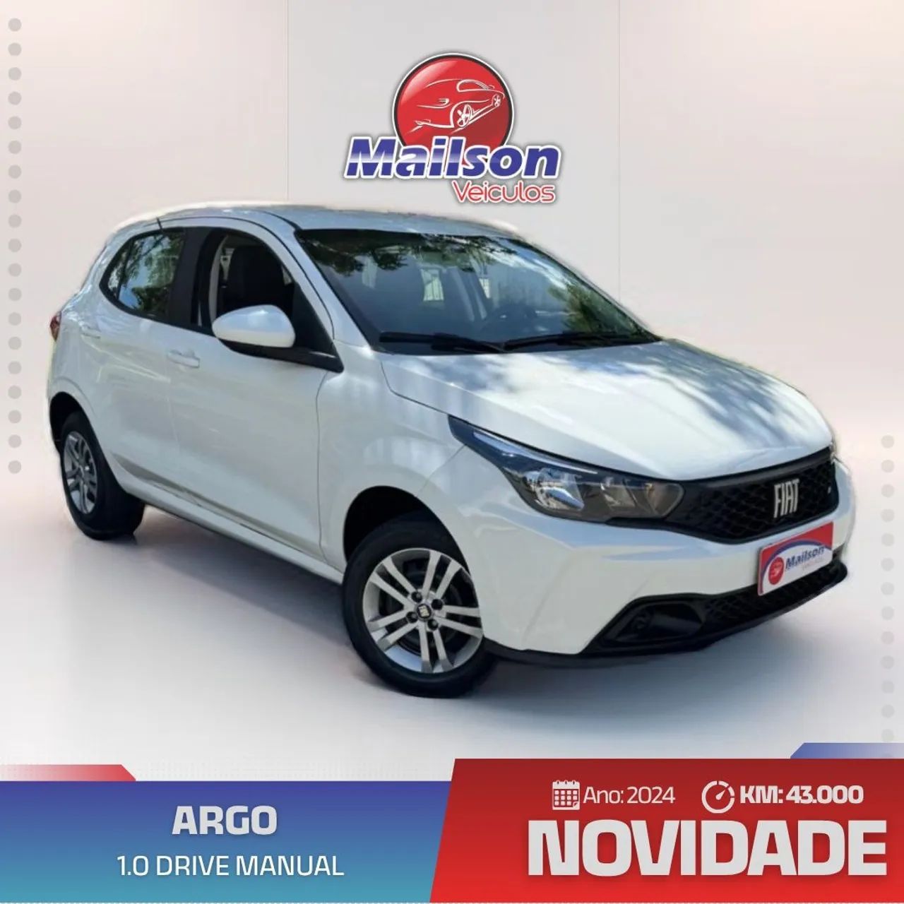 Fiat Argo 1.0 6V Flex. 2024