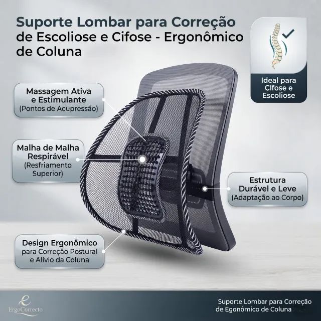 Suporte Lombar para Correção Postural e Alívio da Coluna - Foto 5