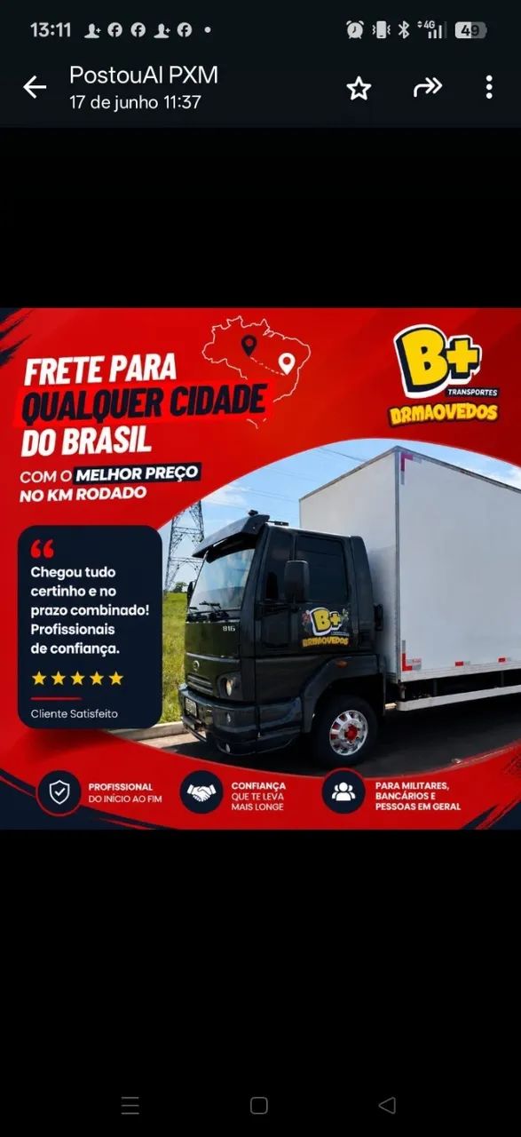 Fretes e Mudanças 