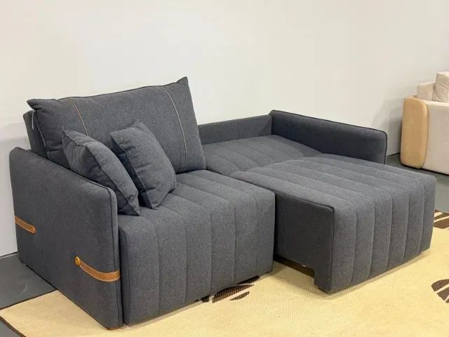 Sofá Cama Retrátil 2,40m (NOVO) Entrega Grátis!  - Foto 3