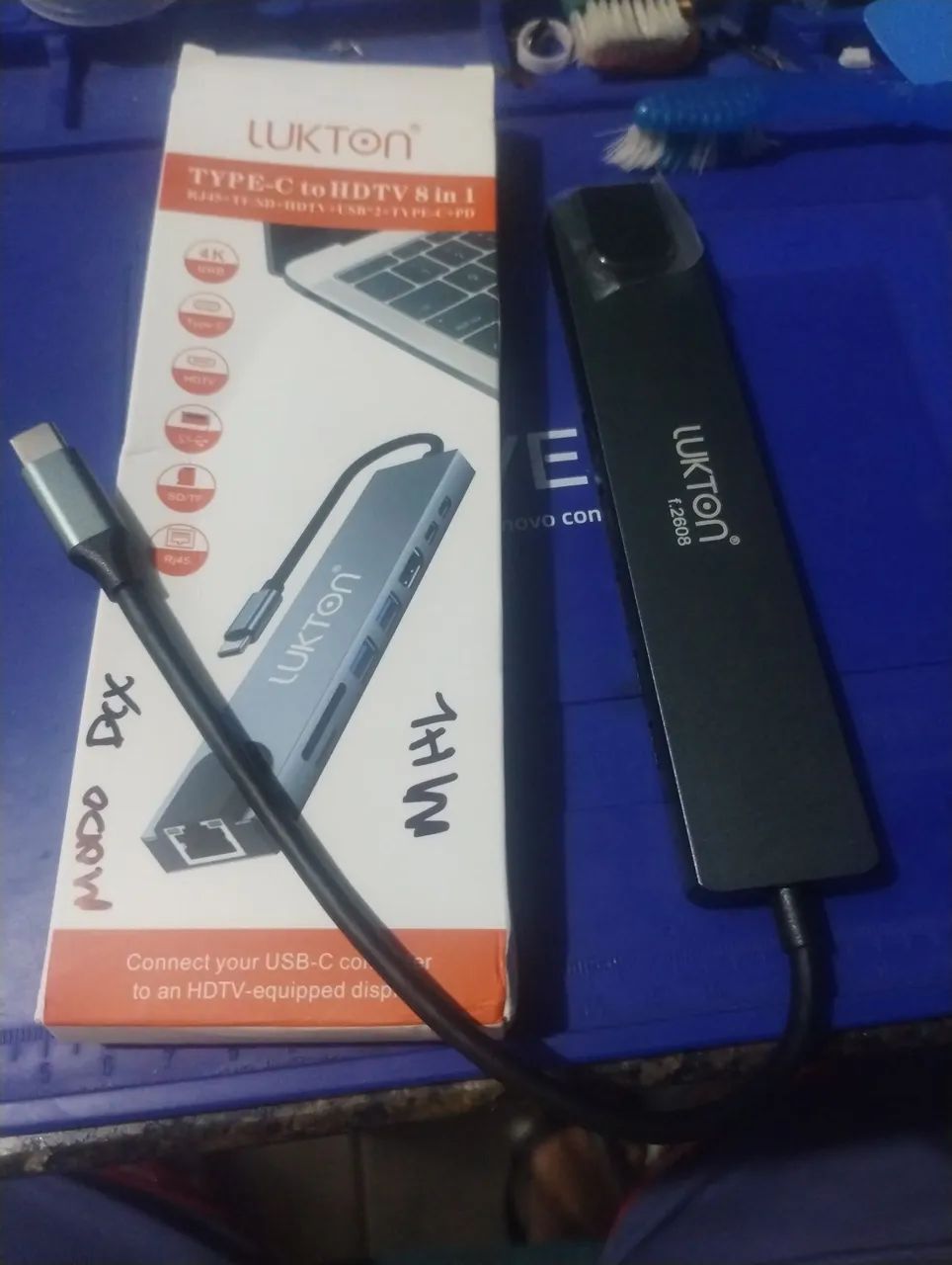 Hub usb-C 8em1 HDMI 4K