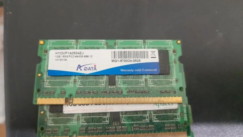 Lote 9gb Memória Ddr2 6400s Notebook 7 Pentes - Foto 4