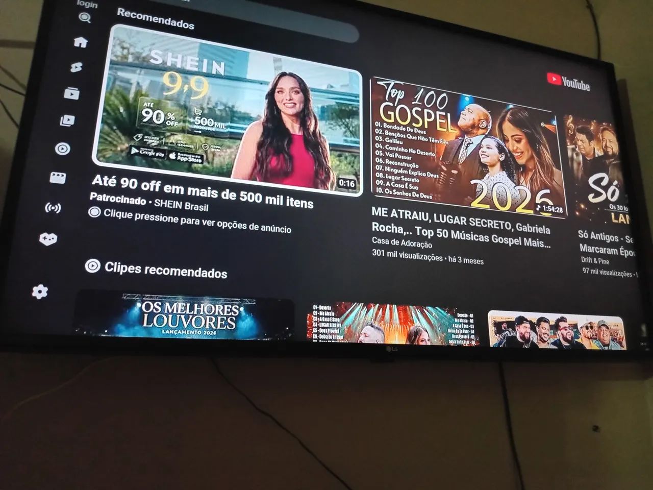 Tv lg 50 polegadas smart tv tela fina Android hdmi  - Foto 3
