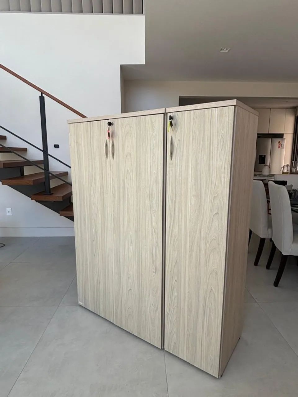 armario para escritorio em mdf hannover - conjunto