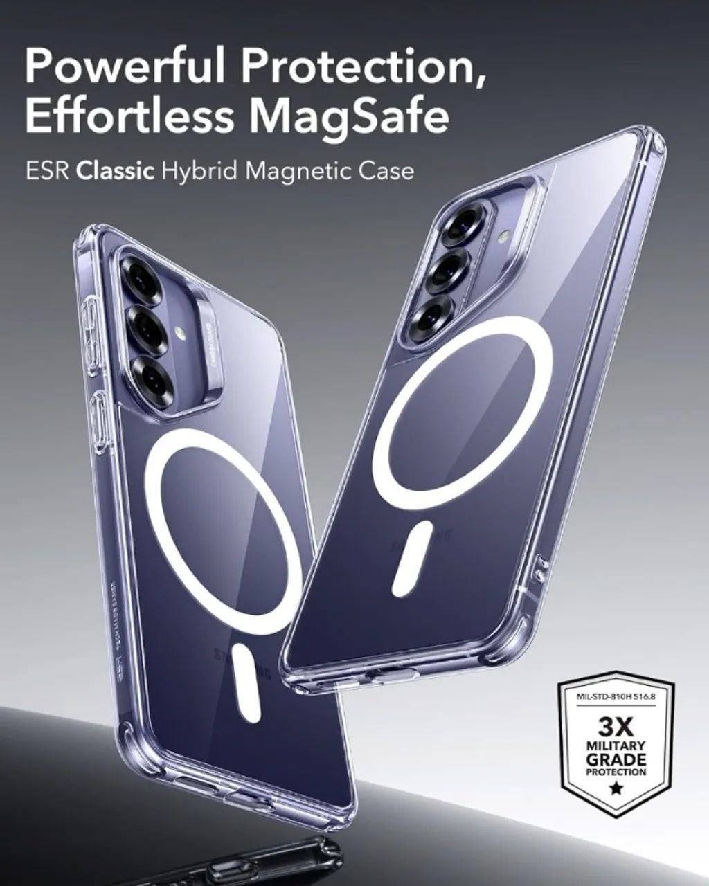 Capa ESR para Samsung S26 (MagSafe, Transparente, Militar) - NOVA - Foto 4