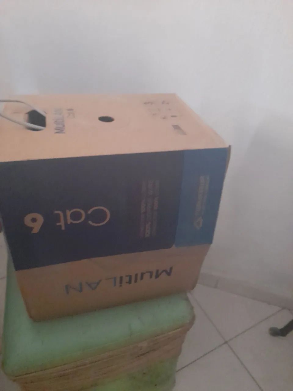 Cabo dados e camera cat 6