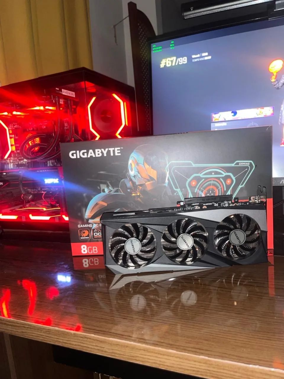 PLACA DE VIDEO RX 7600 GIGABYTE 8GB NOVA - Foto 2