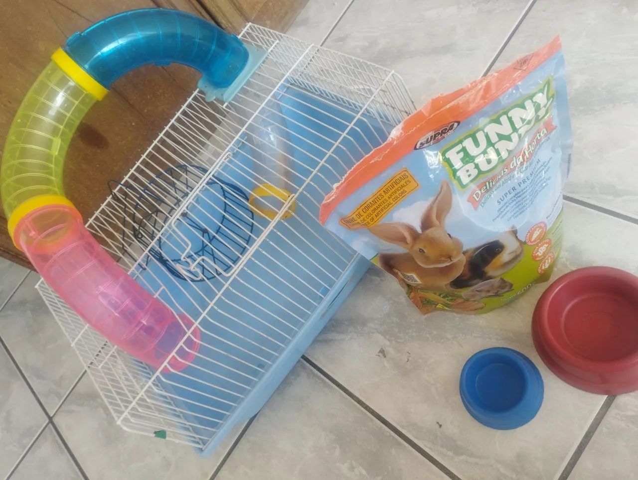 Gaiola de hamster +ração  - Foto 3