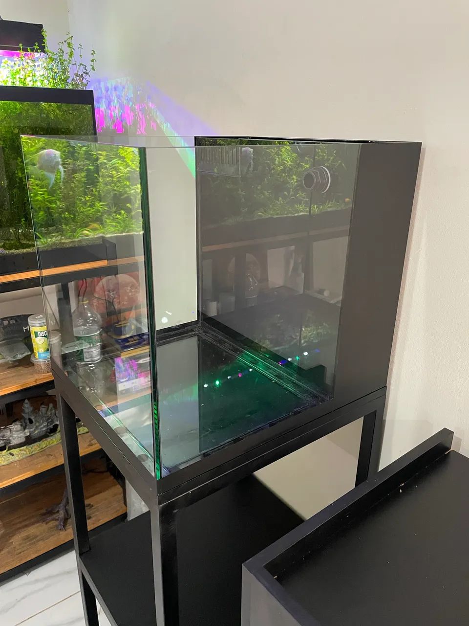 Aquario com sump traseiro+base de metalon - Foto 2