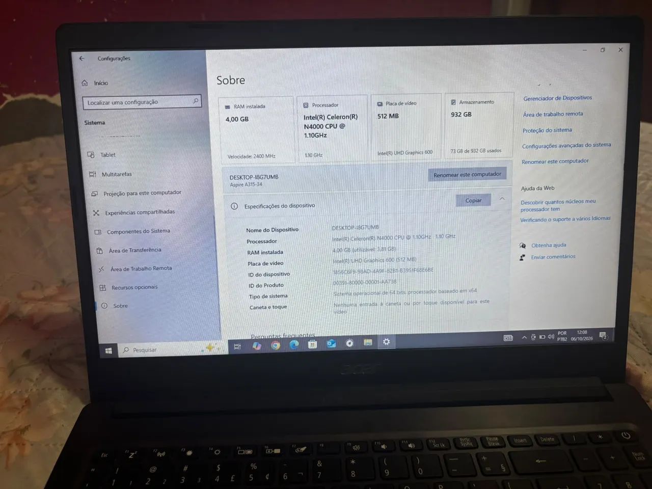Notebook Acer Aspire 3 - Foto 5