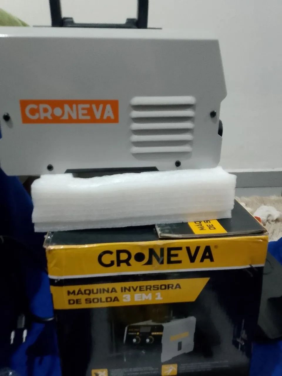 Máquina inversora de solda, nova na caixa, 3 em 1, MIG, TIG, ELETRODO completa - Foto 2