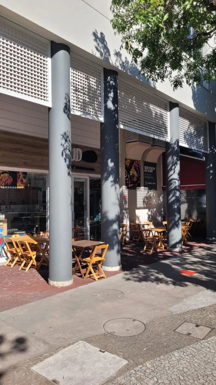 Loja / Restaurante no Shopping Downtown, 55m2 interno + 20m2 exter.