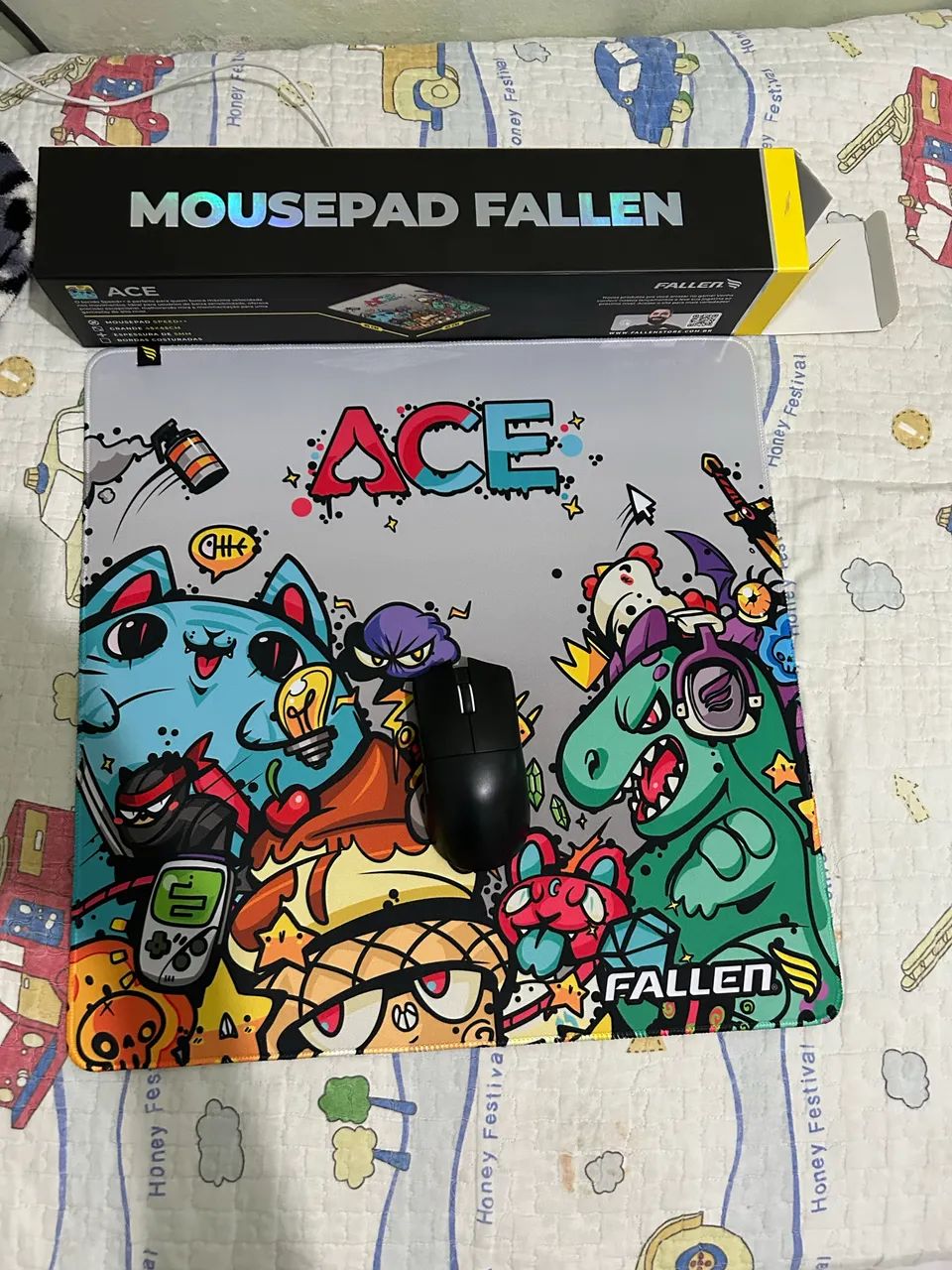Mouse pad fallen speed++