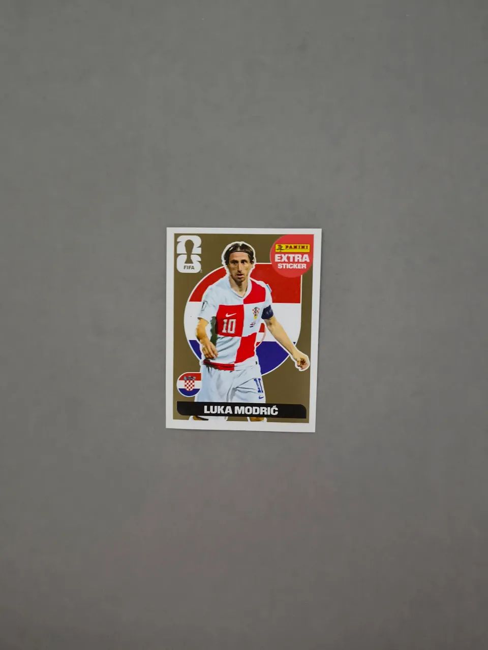 Figurinha PANINI EXTRA STICKER  Luka Modric Gold - Foto 3