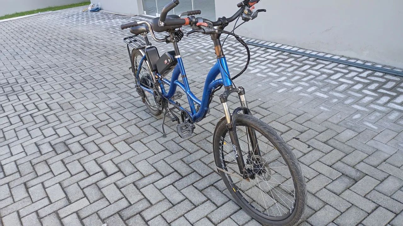 Bike Tandem com kit elétrico.