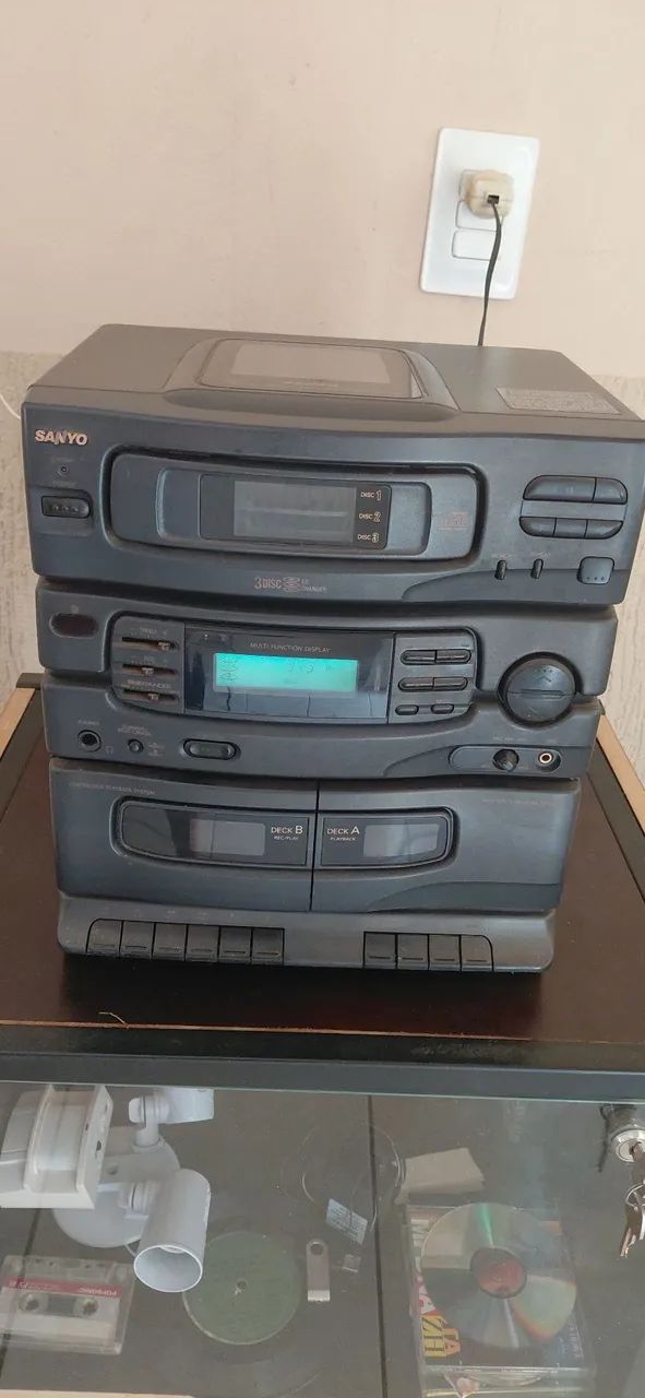 Micro sistem sanyo 3 cds