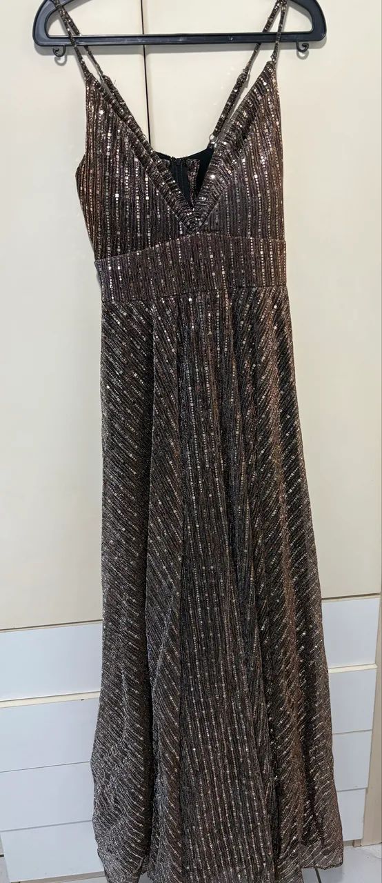 vestido de formatura com fenda - Foto 2