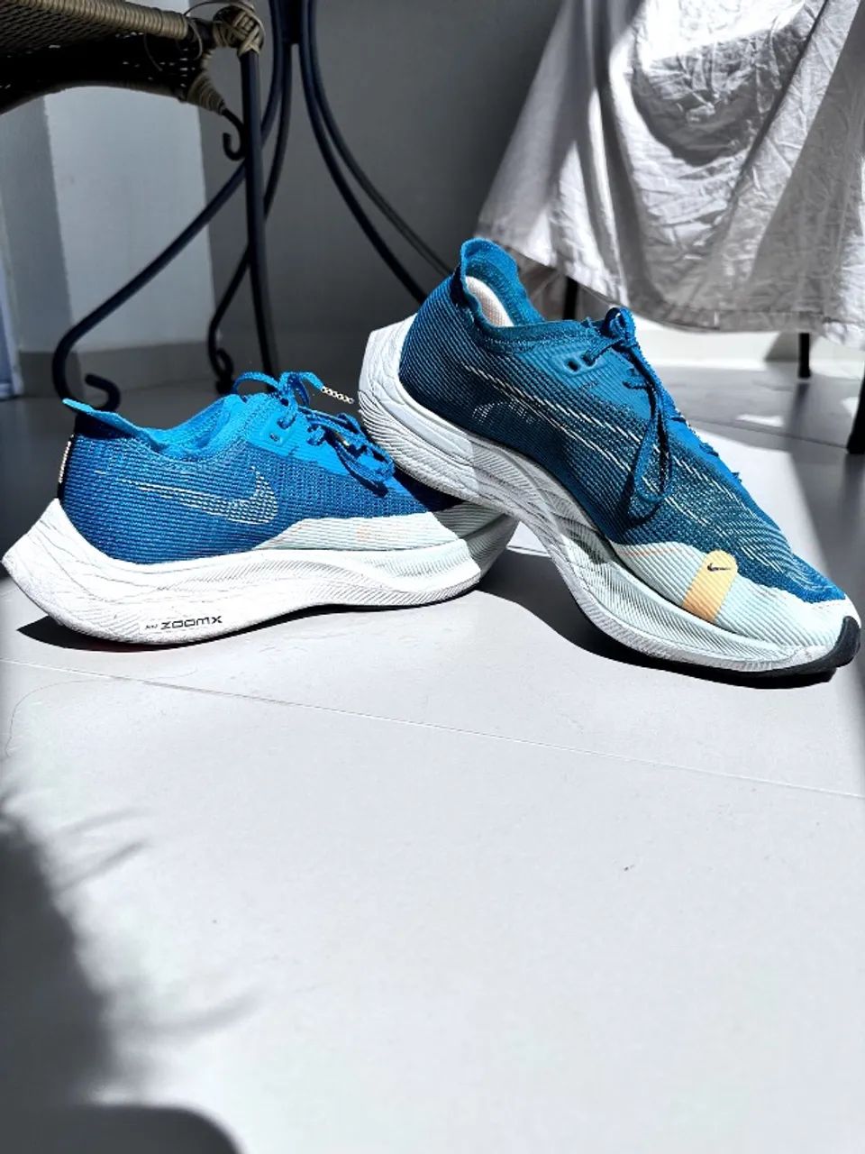 Tênis de Corrida Nike Vaporfly ZoomX Next %2 Tam 39 Original Placa