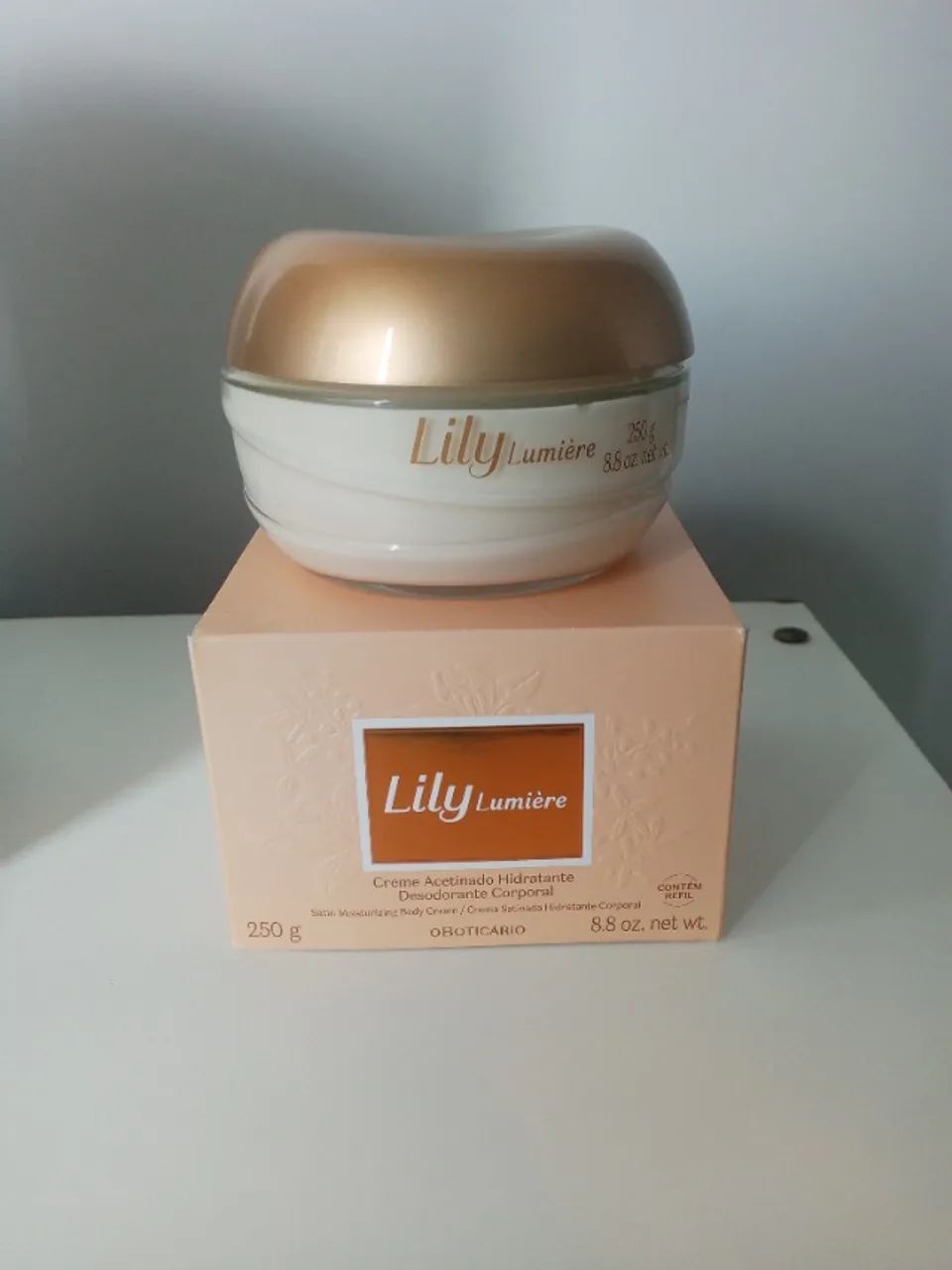 Creme acetinado boticário 
