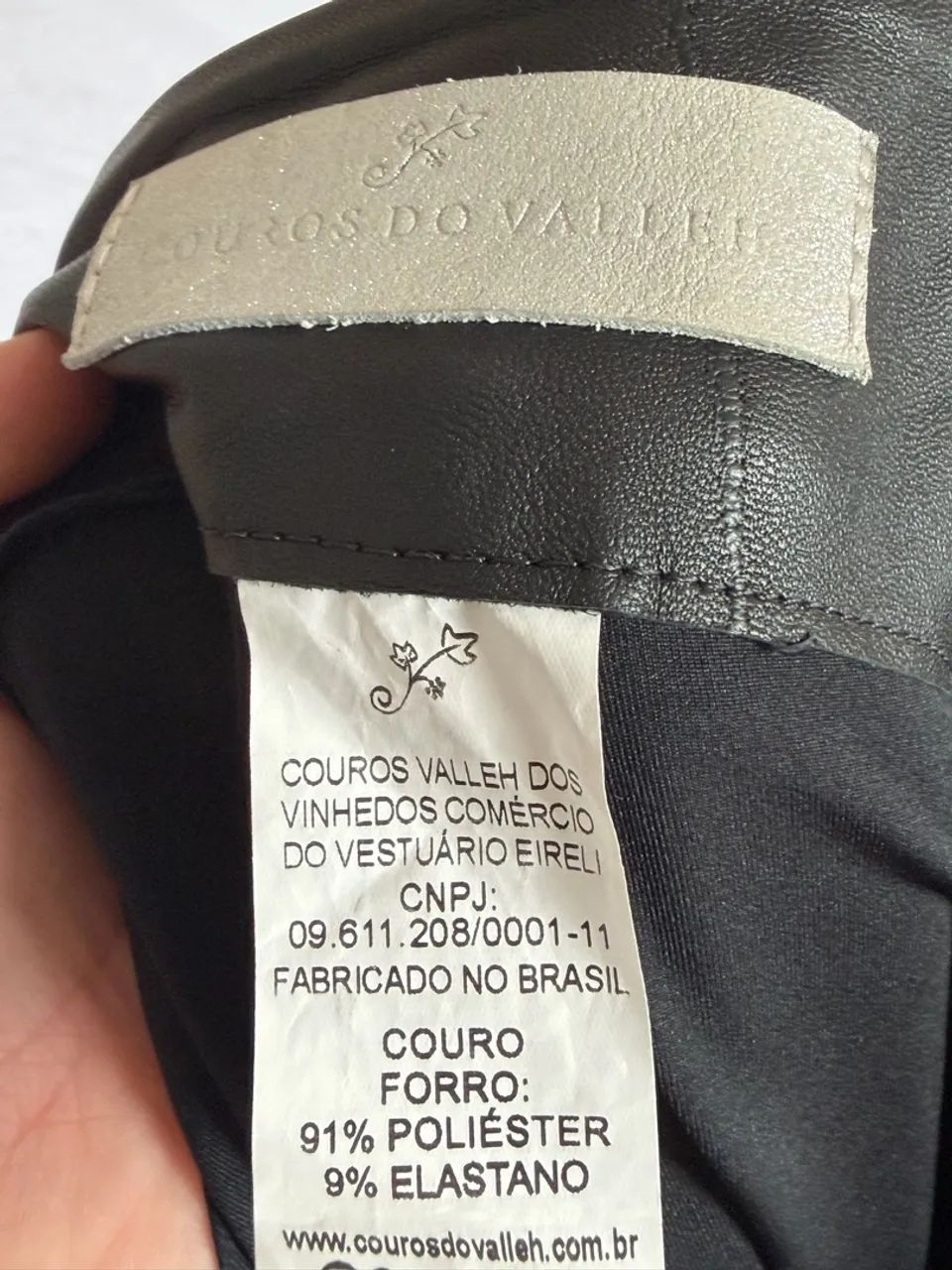 Calça 42/44 couro legítimo nunca usada  - Foto 5