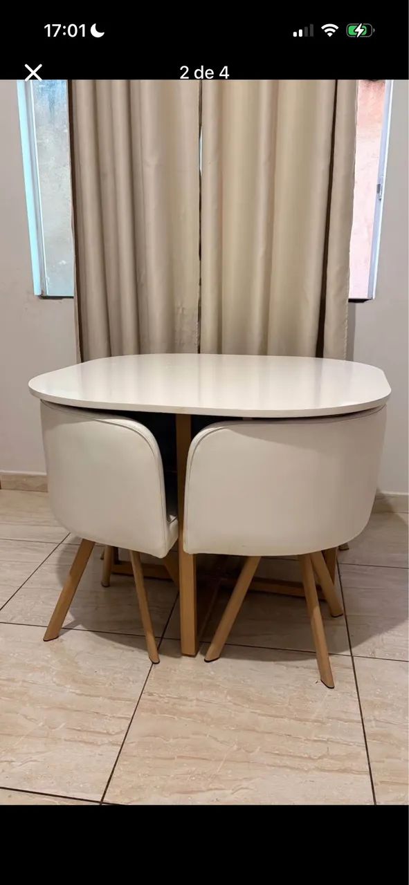 MESA FORMATO PIZZA BRANCA