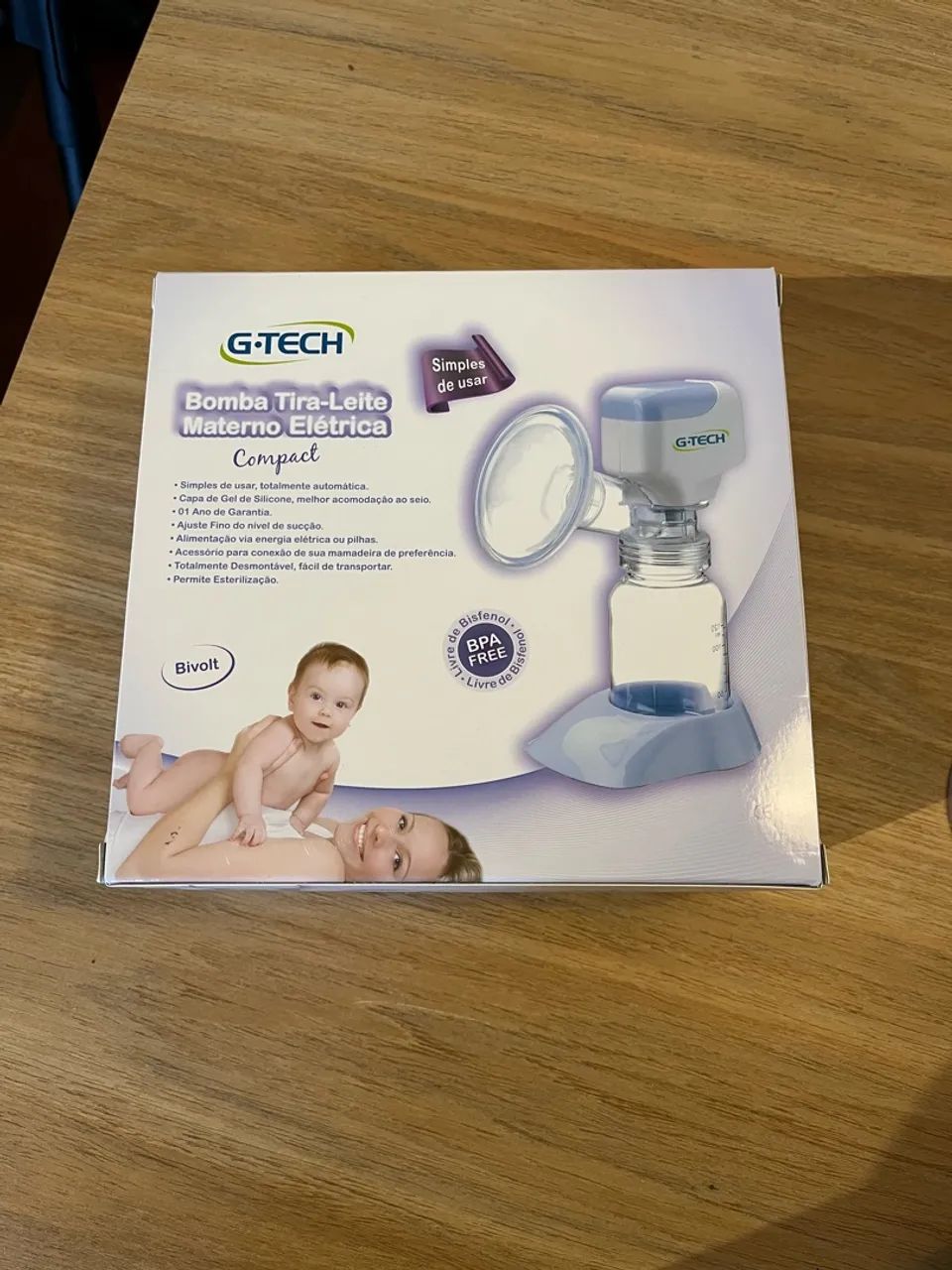 Bomba Tira-leite G Tech Elétrica + Acessórios 