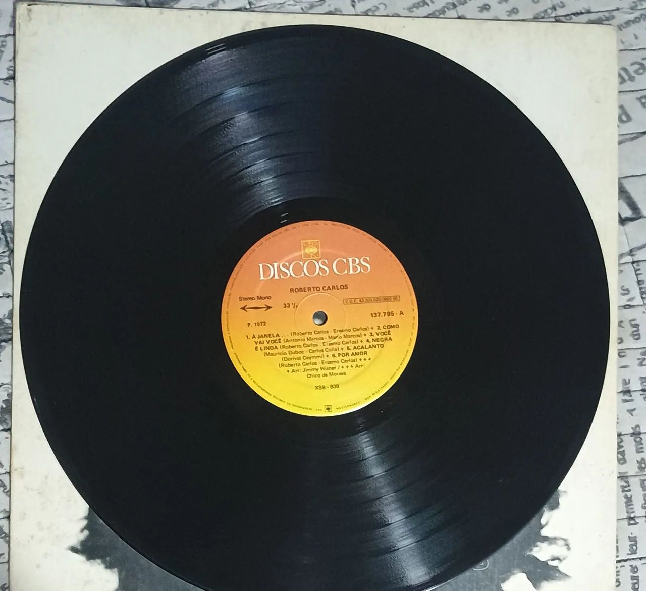 LP Roberto Carlos (1972) - Disco de Vinil Original CBS - Foto 3