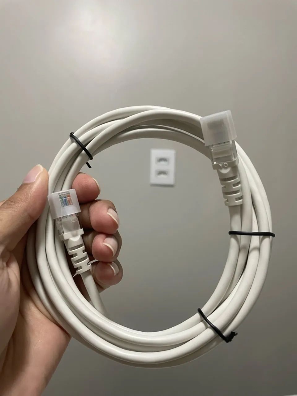 Cabo de Rede (Path Cord) Cat6 - Branco 2,5m - Foto 2